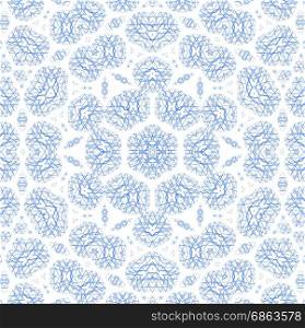 Abstract background with concentric blue pattern
