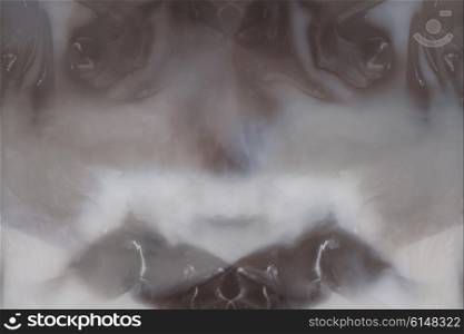 Abstract background with muddy water and cloth