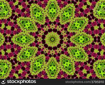 Abstract background with natural chrysanthemum pattern