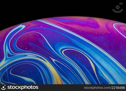 abstract background with purple blue sphere