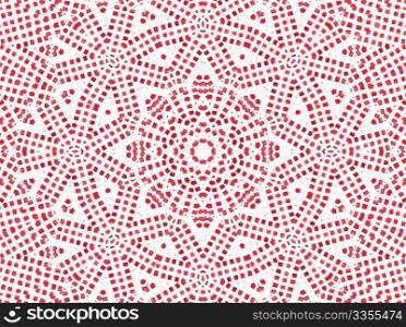 Abstract background with red concentric pattern