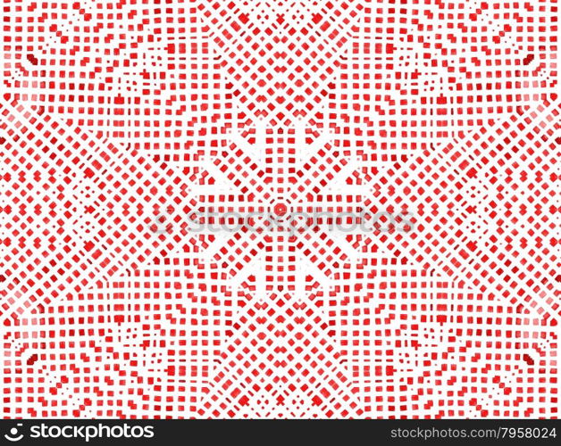 Abstract background with red concentric pattern