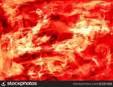Abstract background with red stains