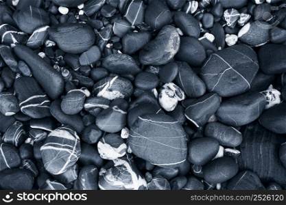 Abstract background with round peeble stones