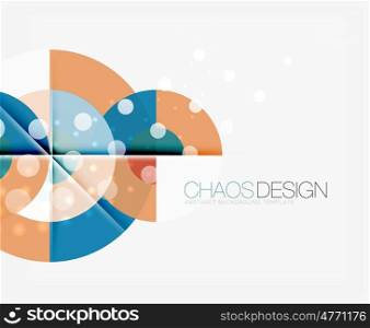 Abstract background with round shapes. Abstract background with round color shapes and light effects. illustration
