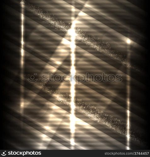 Abstract background with shined metallic surface