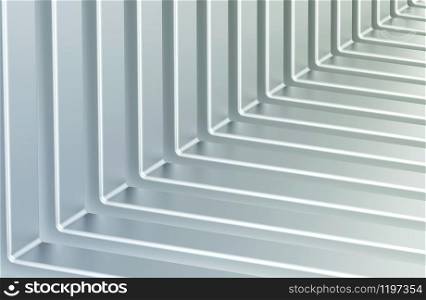 Abstract background with silver metal stripes
