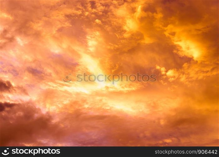 abstract background with sky and colorful clouds
