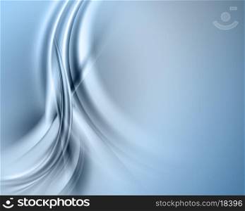 Abstract background with smooth flowing curves