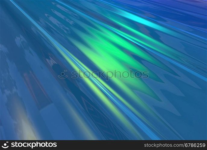 Abstract background with sparkling blue waves