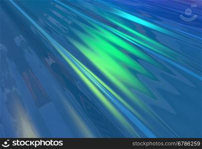 Abstract background with sparkling blue waves