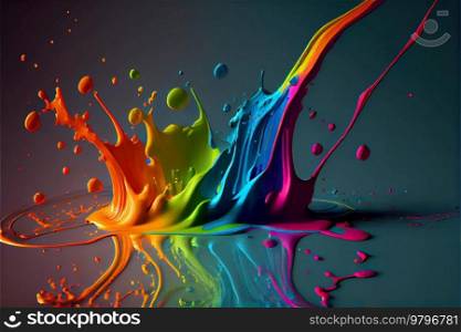 abstract background with splash of colors, rainbow exlplosion. abstract background with burst of colors