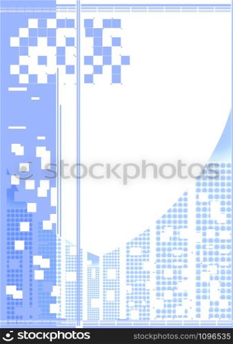 Abstract background with squares Graphic design pattern outline city Abstract shape wallpaper Illustration vector colorful background