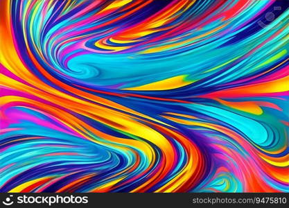 Abstract background with vibrant, swirling colors