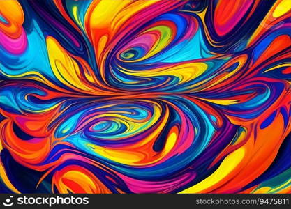 Abstract background with vibrant, swirling colors