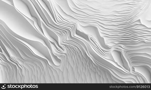 Abstract backround. Grayscale crumpled texture. 3D render. Abstract backround. Grayscale crumpled texture