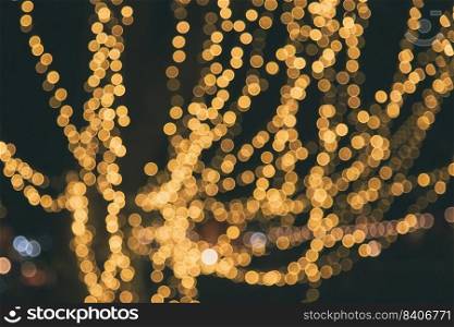 Abstract beautiful blurred bokeh background with copy space. blur bokeh light background festive colorful banner concept.