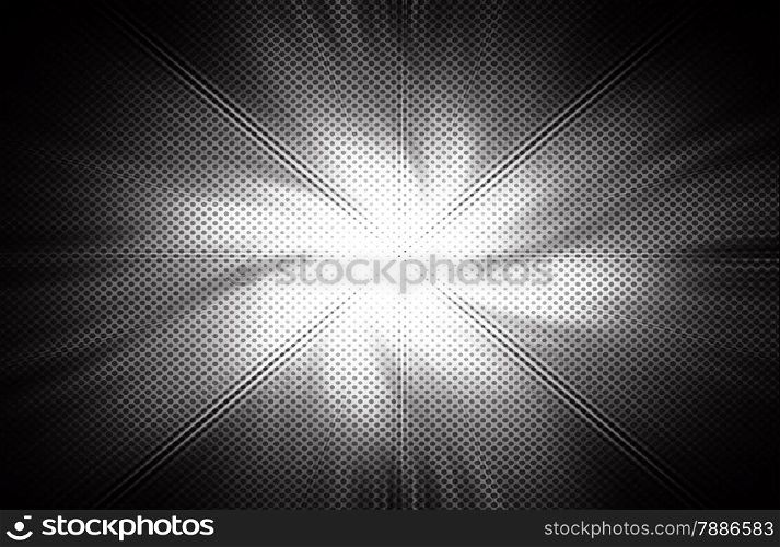abstract black and white background with dot
