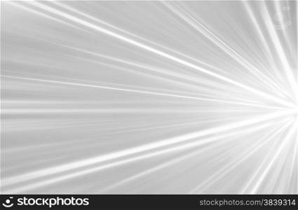 abstract black and white background with motion ray technology