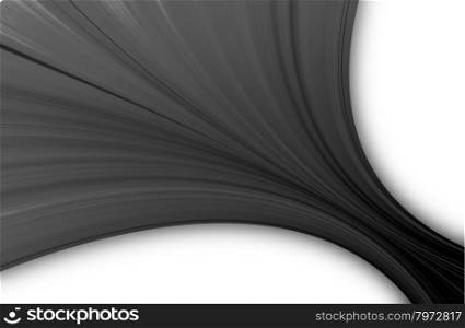 abstract black and white background with motion wave