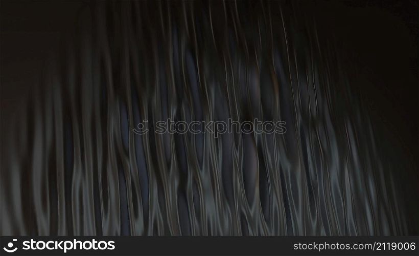 Abstract black shape with impulse circular waves, computer generated. 3d rendering of fractal background Abstract black shape with impulse circular waves, computer generated. 3d rendering of fractal background. Dark waves. 3d rendering