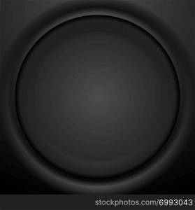 Abstract black soft circle background