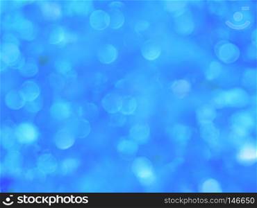 Abstract blue and white bokeh. Useful for background, backdrop.