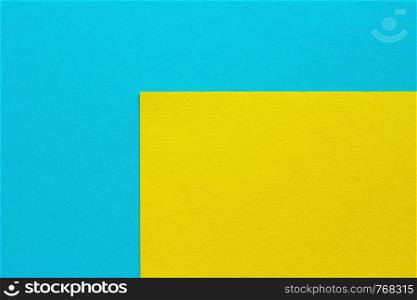 abstract blue and yellow paper background, geometric pattern, texture