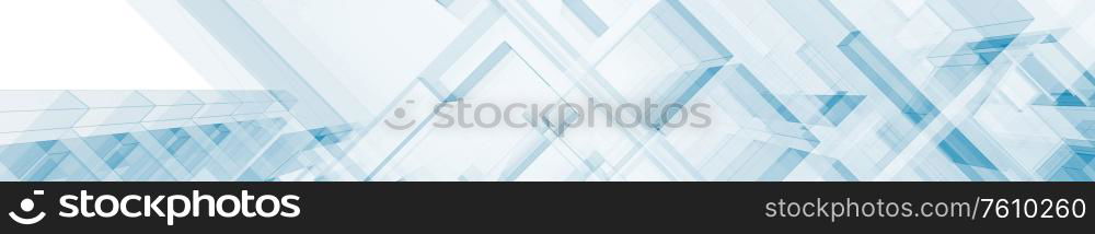 Abstract blue architecture panorama background. 3d rendering. Abstract blue architecture 3d rendering