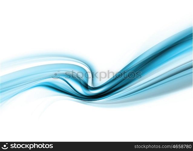 Abstract Blue Background. Abstraction Modern Waved.