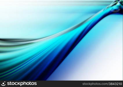 abstract blue background and digital wave and motion blur