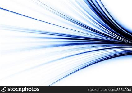 abstract blue background and digital wave with motion blur