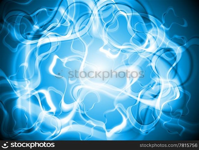 Abstract blue background. Eps 10 vector