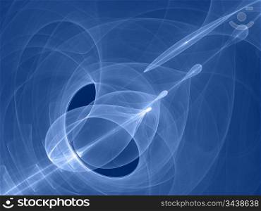 abstract blue background - hq rendered theme for your project