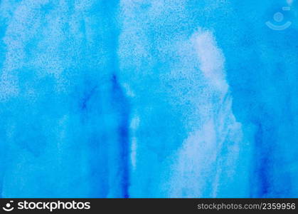 Abstract blue background in watercolor style