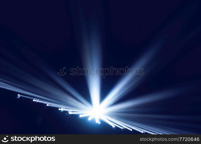 abstract blue background of light show. abstract background of light show