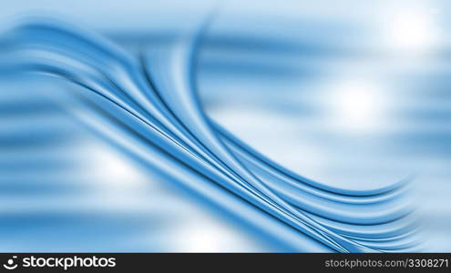 Abstract blue background with a motion feel