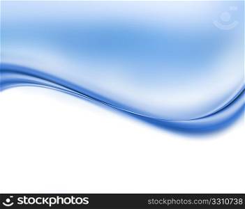 Abstract blue background with a motion feel