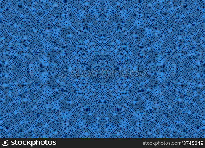 Abstract blue background with dotted pattern