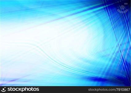 abstract blue background with motion ray technology