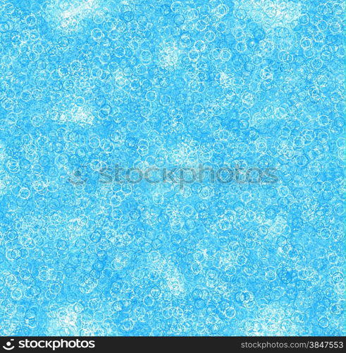 Abstract blue background with rings pattern