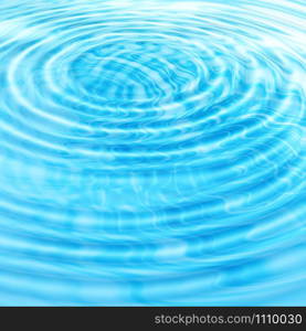 Abstract blue background with water ripples