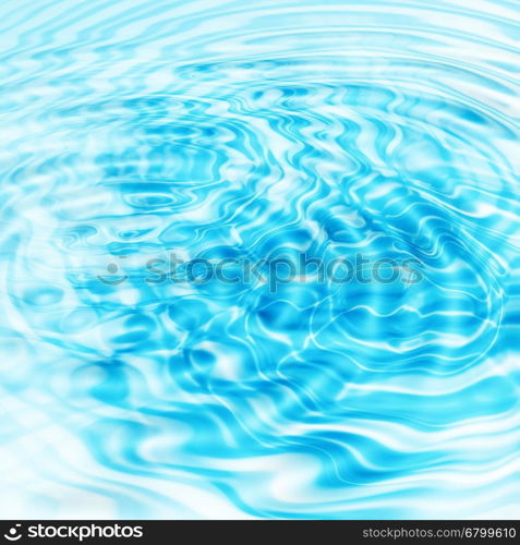 Abstract blue background with water ripples