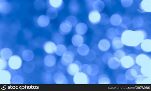 Abstract blue blur bokeh background image.