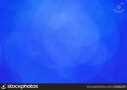 Abstract blue blurred bokeh background with space for copy.. Blue Bokeh Background