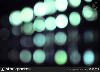 Abstract blue bokeh background