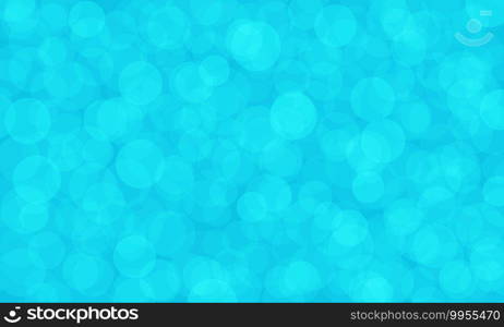 Abstract blue bokeh for background