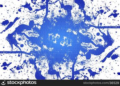 abstract blue color background splash water color for template