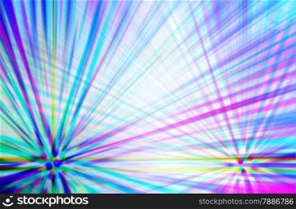abstract blue color background with motion ray