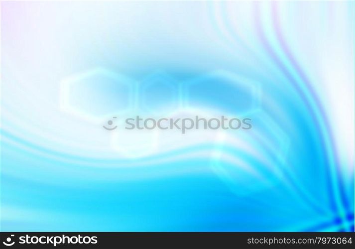 abstract blue color background with motion ray technology